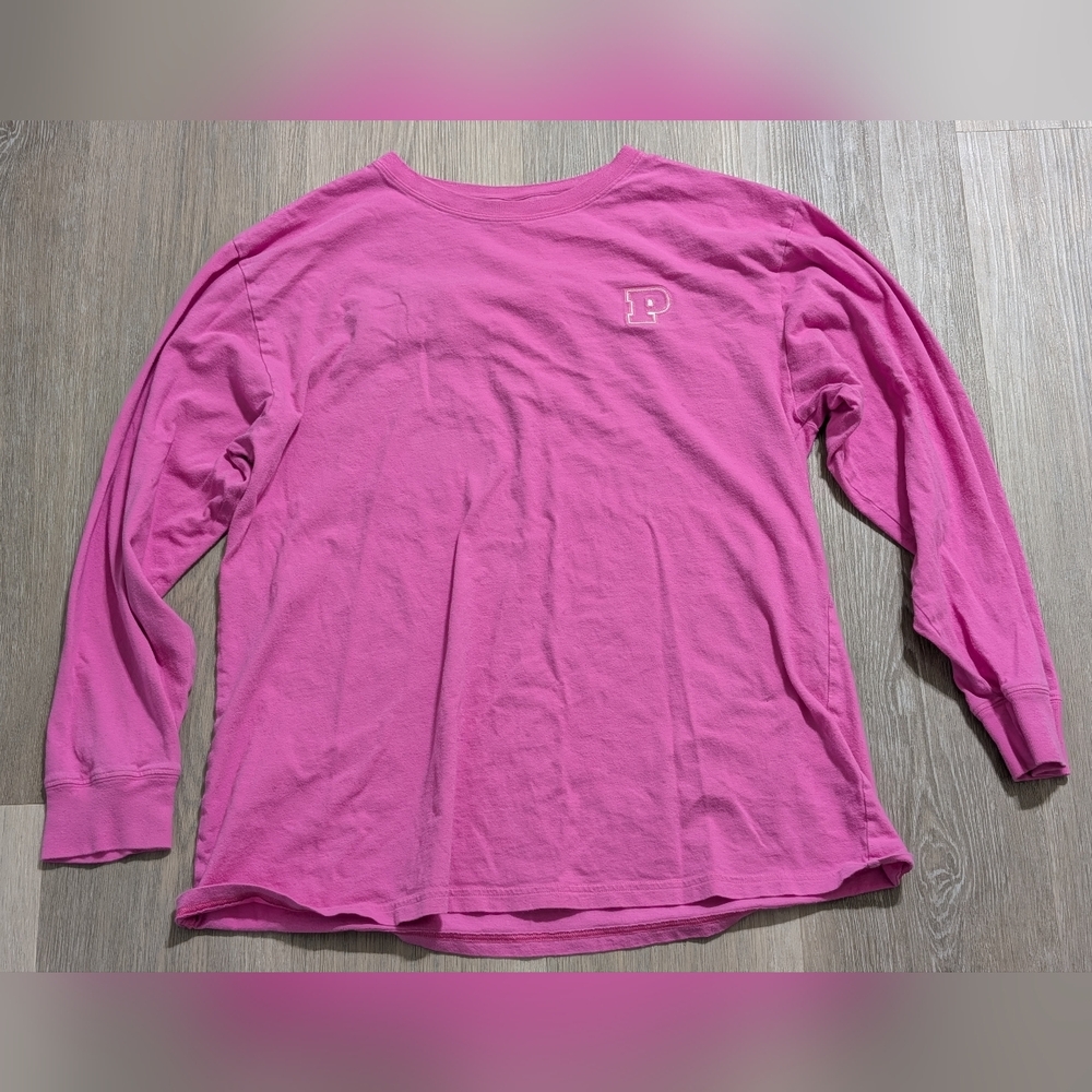 PINK Victoria's Secret Magenta Top - Long Sleeve - S - Preloved